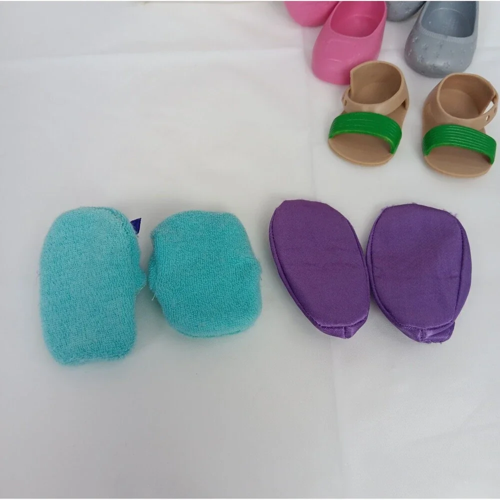 Battat Our Generation Roller Skates Boots Sandals Slippers Mixed Doll Shoe Lot